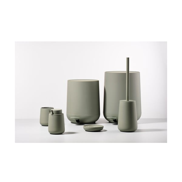 Zaļa vannasistabas atkritumu tvertne ar pedāli Zone Nova Green, 3 L-image-2