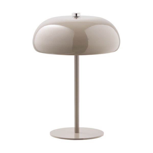 Pelēkbrūna metāla LED galda lampa (augstums 23 cm) Margate – House Nordic