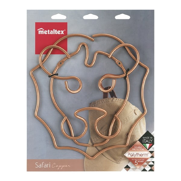 Sienas pakaramais lauvas formā Metaltex, platums 27 cm-image-2