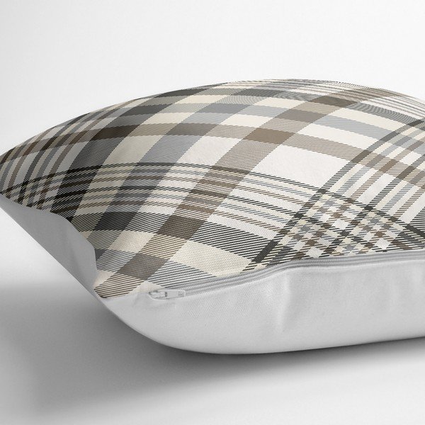 Spilvendrāna ar kokvilnas maisījumu Minimalist Cushion Covers Checkered, 70 x 70 cm-image-1