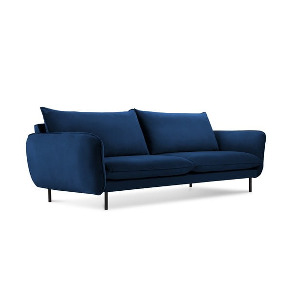 Zils samta dīvāns 200 cm Vienna – Cosmopolitan Design