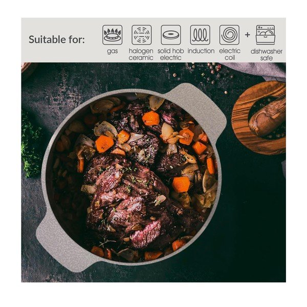 Katls cepeškrāsnij ar vāku 3,2 l Signature Range – Cooksmart ®-image-4