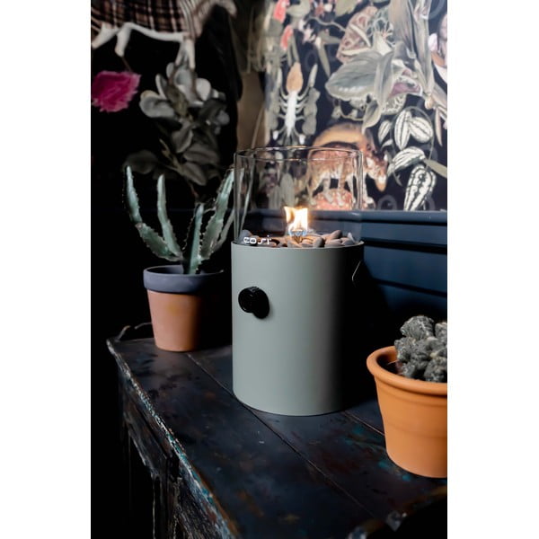 Olīvzaļa gāzes lampa Cosi Original, augstums 30 cm-image-4