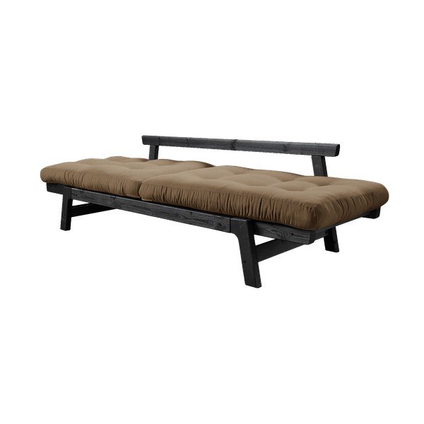 Izvelkamais dīvāns Karup Design Step Black/Mocca-image-4