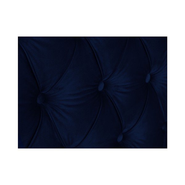Tumši zils gultas galvgalis Mazzini Sofas Daisy, 180 x 120 cm-image-4