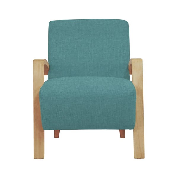 Gaiši zils krēsls ar gaišām kājām Windsor & Co Sofas Luna-image-2