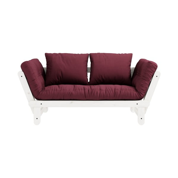 Izvelkamais dīvāns Karup Design Beat White/Bordeaux
