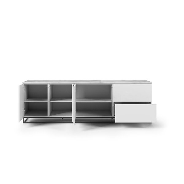 Matēti balta TV kumode TemaHome Join, 200 x 65 cm-image-4