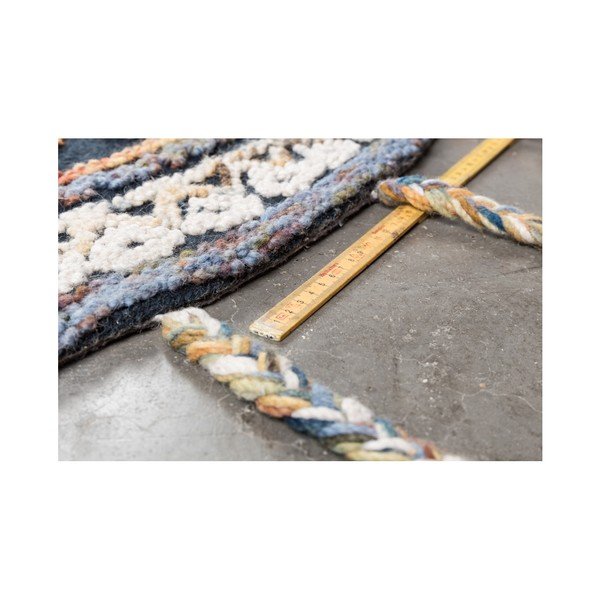 Ar rokām darināts paklājs Dutchbone Pix, Ø 170 cm-image-4