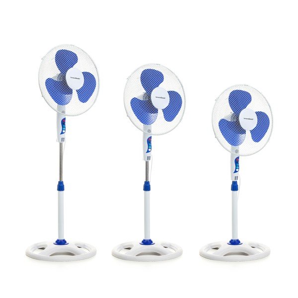 Balts ventilators uz pamatnes InnovaGoods, ø 40 cm-image-2