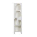 Balts grāmatplaukts 48x180 cm Caz – WOOOD