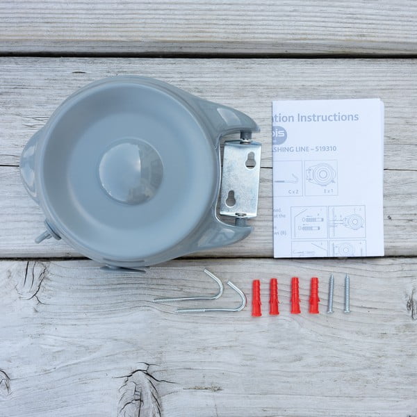 Pelēks sienas veļas žāvētājs 30 m – Addis-image-3