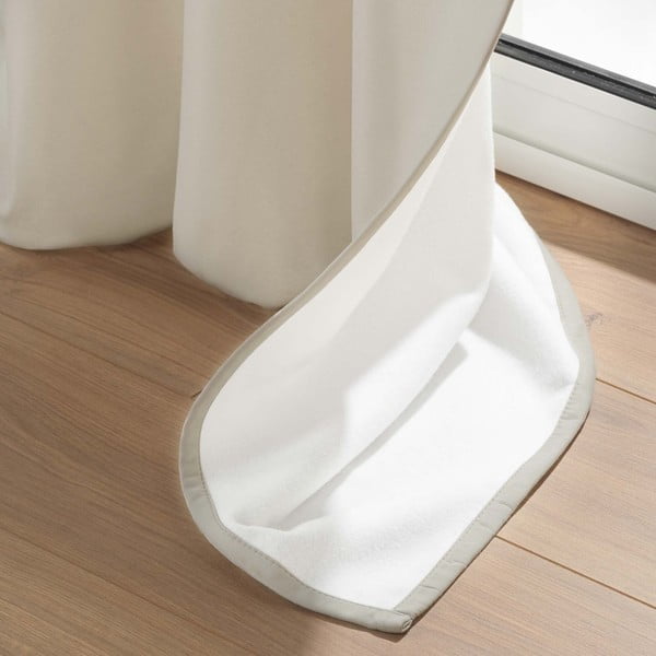 Bēšs mikrošķiedras siltumizolējošs aizkars 135x260 cm Micropolar – douceur d'intérieur-image-3