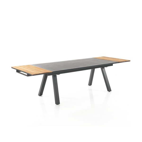 Alumīnija dārza ēdamgalds 100x200 cm Thilia – Tomasucci-image-1