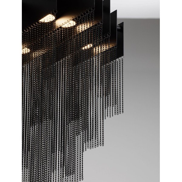 Matēti melna tērauda LED piekaramā lampa ar regulējamu spilgtumu Revια – Nova Luce-image-2