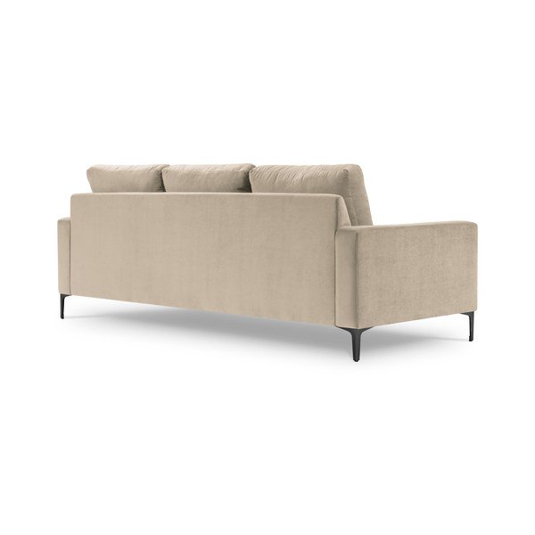 Bēšs samta dīvāns Kooko Home Harmony, 220 cm-image-3
