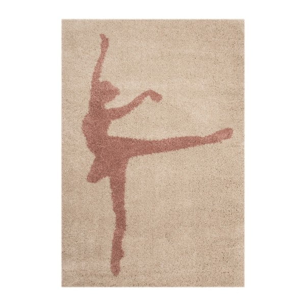 Bērnu brūns paklājs Zala Living Ballerina, 120 x 170 cm