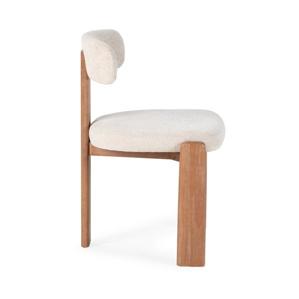 Krēmkrāsas polsterēti pusdienu krēsli (2 gab.) Nadia – MOME-image-3