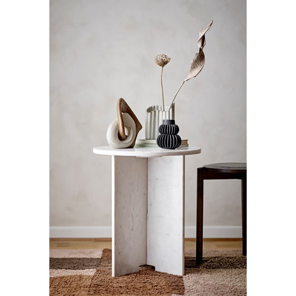 Marmora apaļš sānu galdiņš ø 46 cm Jasmia – Bloomingville-image-1