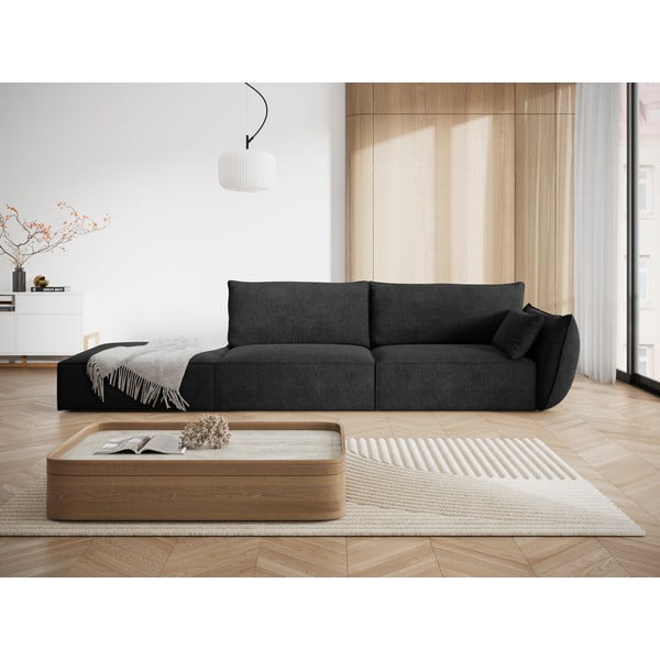 Tumši pelēks zvilnis (ar labo stūri) Vanda – Mazzini Sofas-image-1
