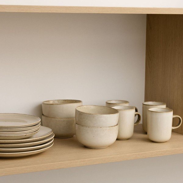 Akmensmasas pusdienu komplekts (16 gab.) 4 personām Meridian – Salt&Pepper-image-1