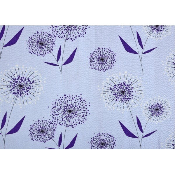 Gaiši zila krepa gultas veļa vienvietīgai gultai 140x220 cm Dandelions -image-1