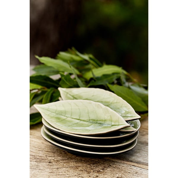 Gaiši zaļa keramikas bļodiņa Costa Nova Riviera, garums 18 cm-image-1