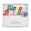 Svece tortei Multicolor Happy Birthday – Meri Meri