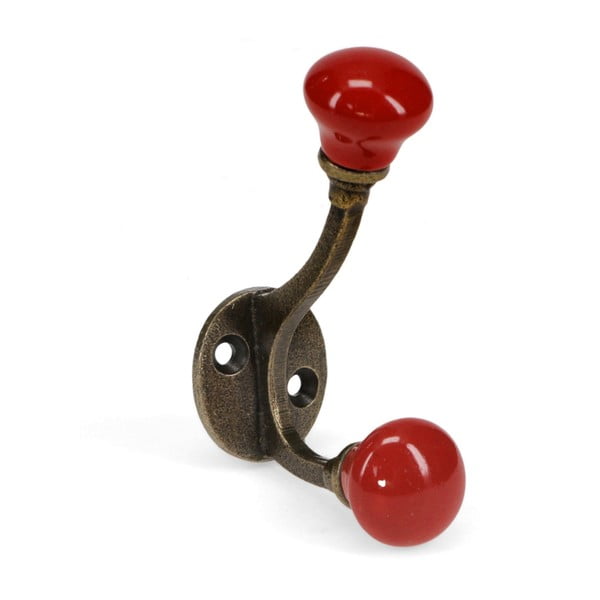 Sarkans metāla sienas pakaramais 3 cm – Rex London