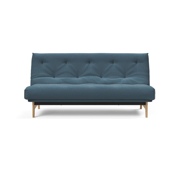 Zila dīvāns gulta Inovācija Aslak Elegance Petrol, 92 x 200 cm