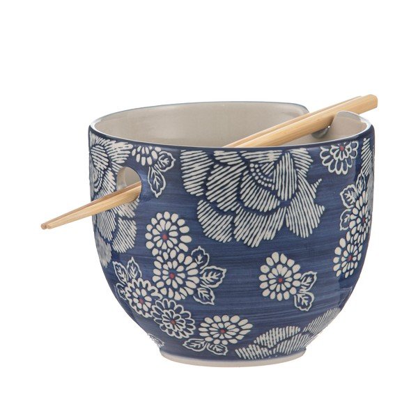 Tumši zila akmensmasas bļoda ø 14,5 cm Nara – Ladelle