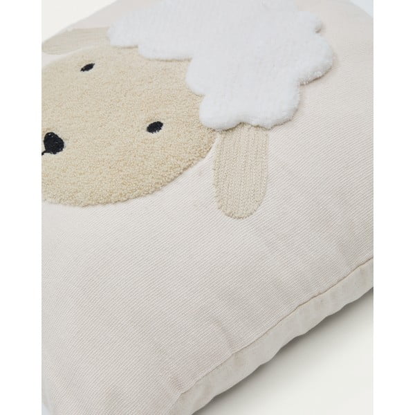 Kokvilnas bērnu spilvendrāna 45x45 cm Milu – Kave Home-image-3