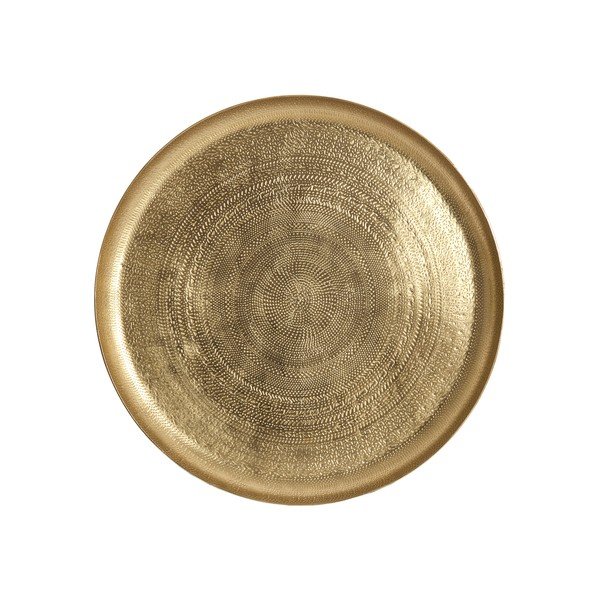 Metāla dekoratīva paplāte ø 34,5 cm Krosna – Light & Living-image-1