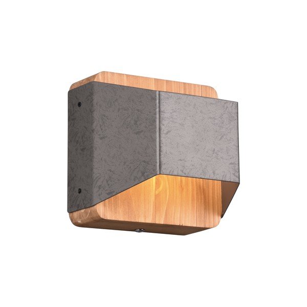 Pelēka LED sienas lampa ar regulējamu spilgtumu Arino – Trio-image-3