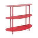 Sarkans metāla plaukts 90x82x28 cm Cool Retro – Leitmotiv