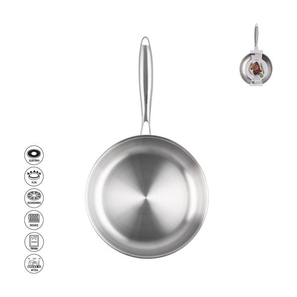 Nerūsējošā tērauda panna ø 24 cm Steela – Orion-image-3
