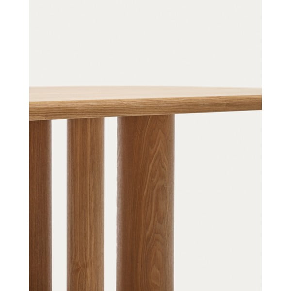 Ēdamgalds ar oškoka imitāciju 105x220 cm Mailen – Kave Home-image-2