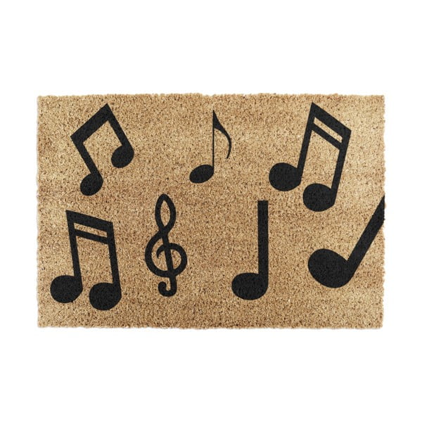 Kokosšķiedras kājslauķis 40x60 cm Music Notes – Artsy Doormats