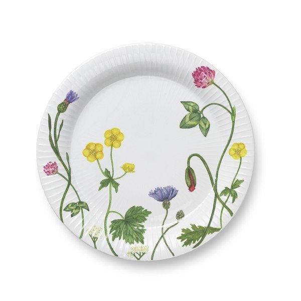 Balts deserta porcelāna šķīvis ø 22 cm Hammershøi Summer – Kähler Design