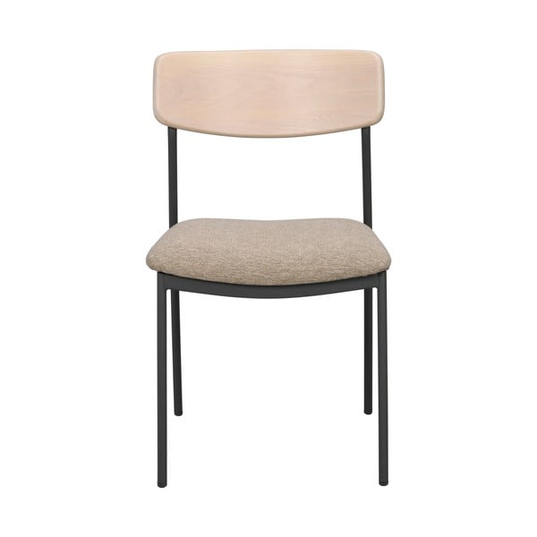 Bēši/dabīga toņa pusdienu krēsli (2 gab.) Maymont – Rowico-image-3