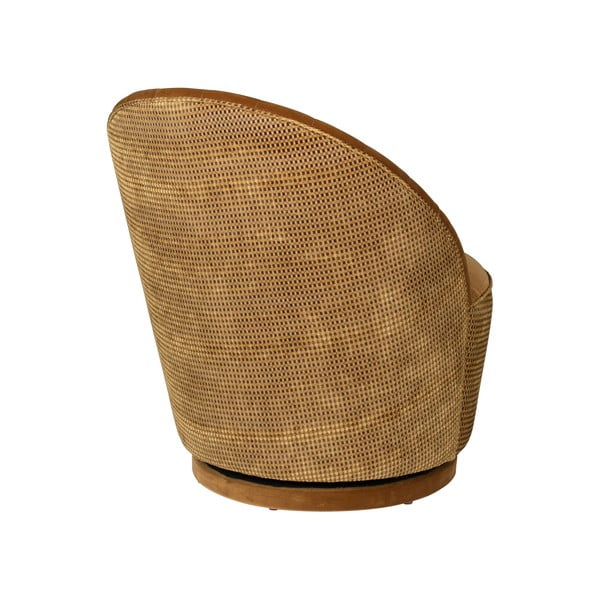 Brūns samta atpūtas krēsls Dutchbone Madison-image-2