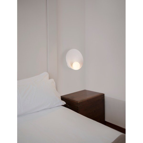 Matēti balta tērauda sienas lampa Minim – Nova Luce-image-1