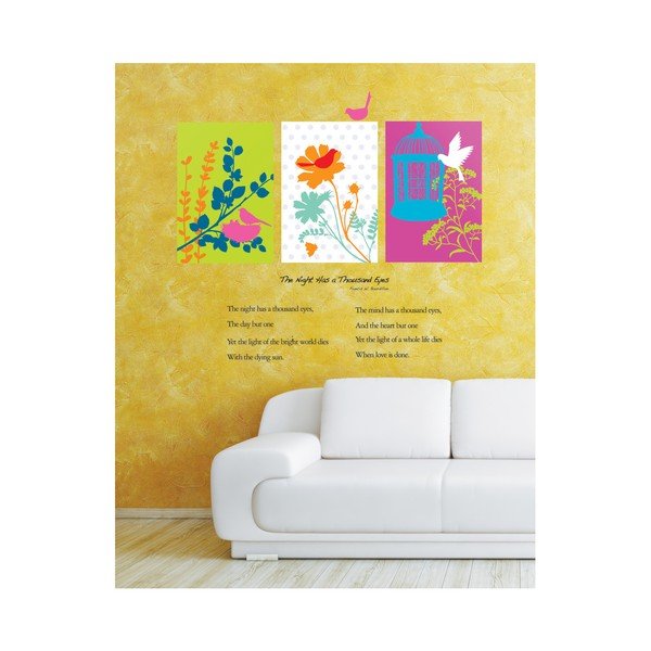 Ambiance Grafiskā ziedu uzlīme-image-2