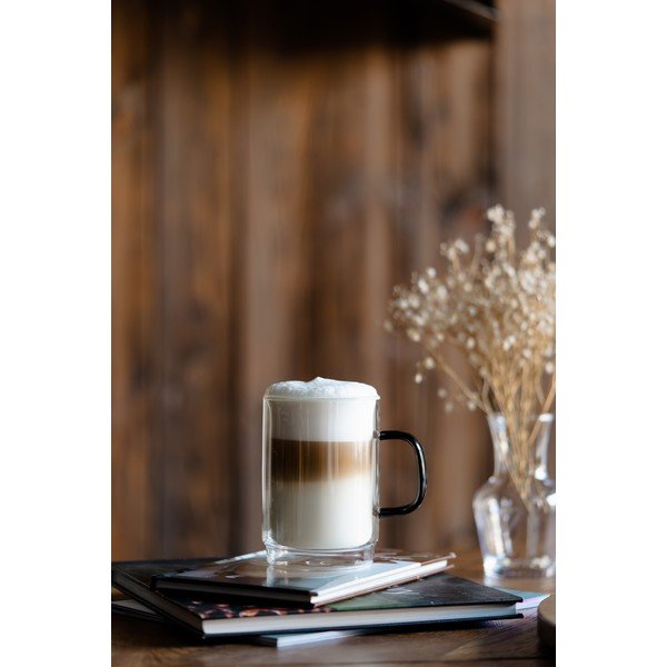 Stikla krūzes (2 gab.) 350 ml Carbon – Vialli Design-image-4