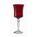 6 sarkanu vīna glāžu komplekts Crystalex Extravagance, 300 ml