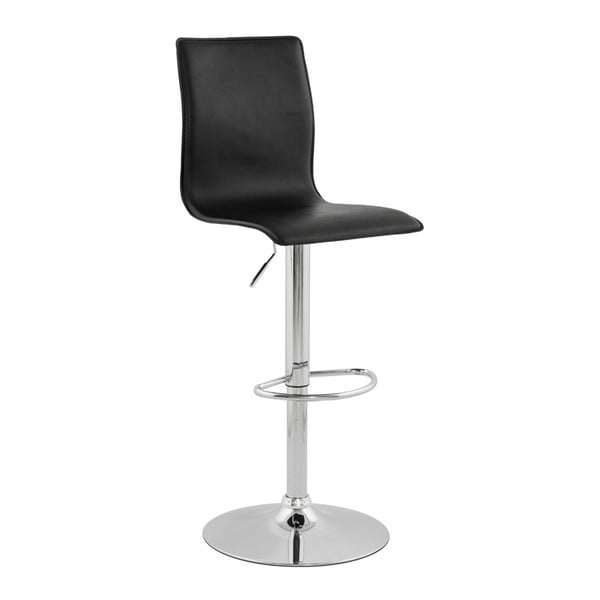 Melns regulējams grozāms bāra krēsls Kokoon Design Soho