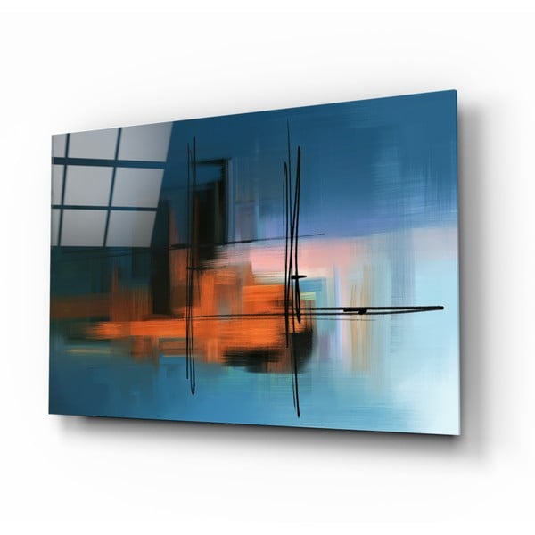 Stikla glezna Insigne Abstract Silhouette, 110 x 70 cm