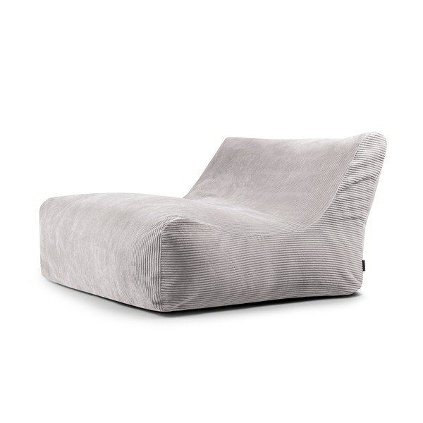 Gaiši pelēks velveta sēžammaiss Sofa Lounge – SLOWDOWN