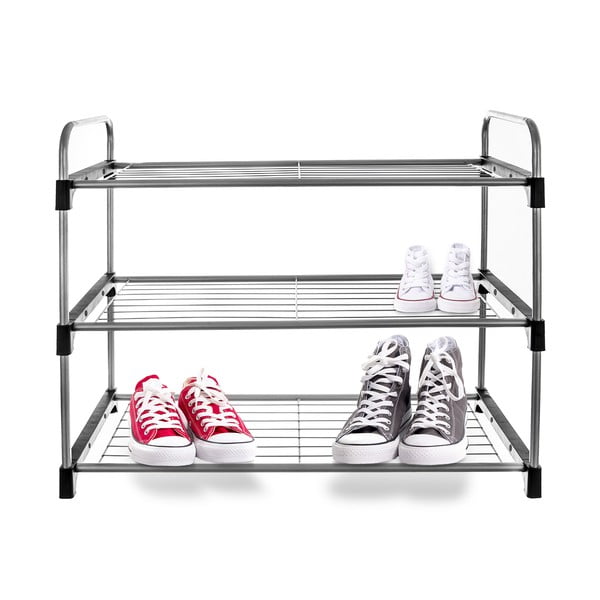 Sudraba krāsas metāla apavu statīvs – Orion-image-2