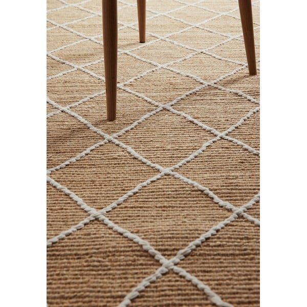 Dabīga toņa ar rokām darināts džutas paklājs 160x230 cm Kunu – Hanse Home-image-3